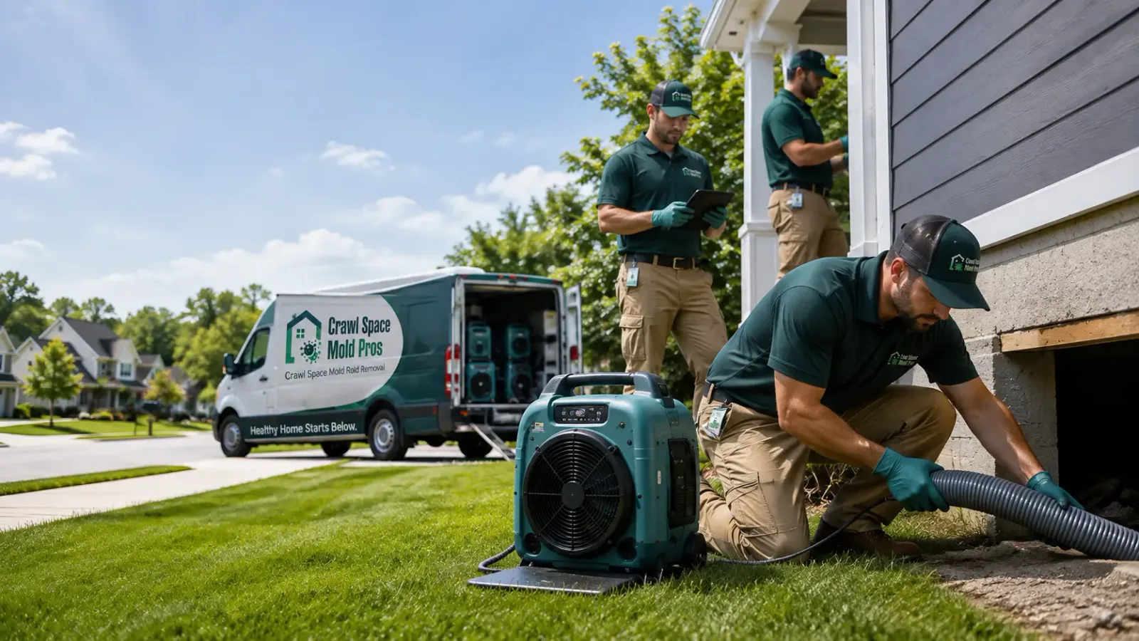 Crawl Space Mold Removal in Keller, VA